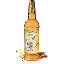 Jordan's Skinny Syrups Cinnamon Vanilla, Sugar Free Flavoring Syrup, 25.4 Ounce BottleJordan's Skinny Syrups Cinnamon Vanilla, Sugar Fre…