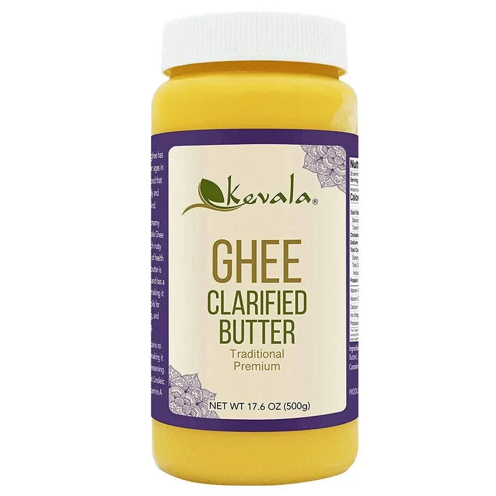 Ghee, Clarified Butter, 2 lb (907 g), Kevala