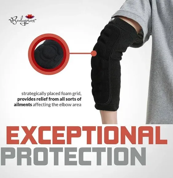 Bodyprox Elbow Protection Pads 1 Pair , Elbow Guard Sleeve