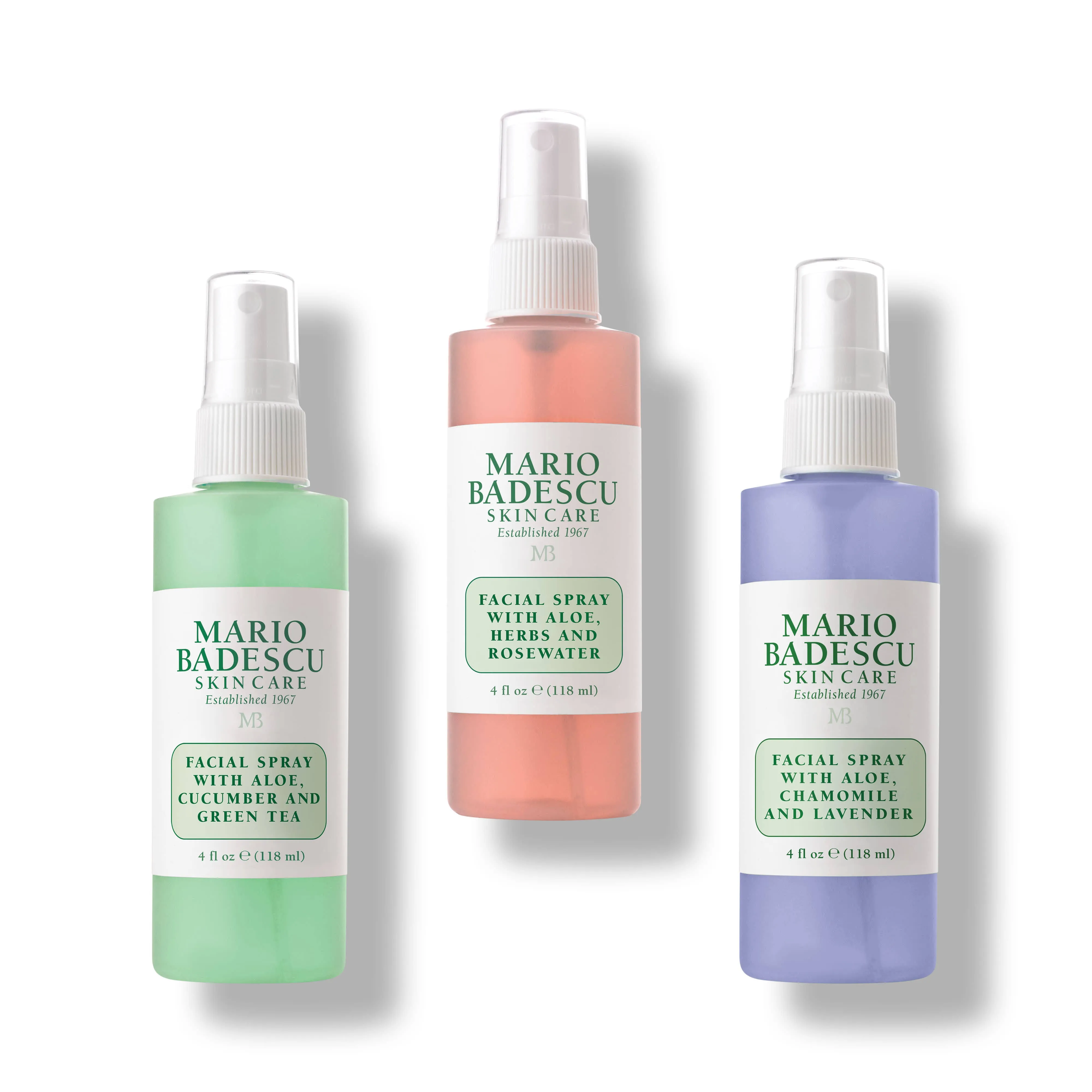 Mario Badescu Spritz. Mist. Glow. Facial Spray Set