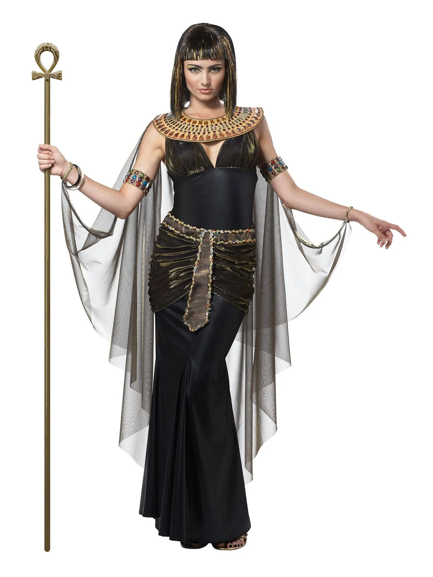 Underwraps Women's Red Cleopatra Halloween Costume - Size Large