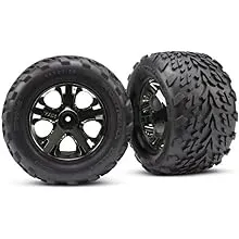 Traxxas 3669A Talon 2.8" Tires Assembled on All-Star Black-Chrome WheelsTraxxas 3669A Talon 2.8" Tires Assembled on All-Star Black…