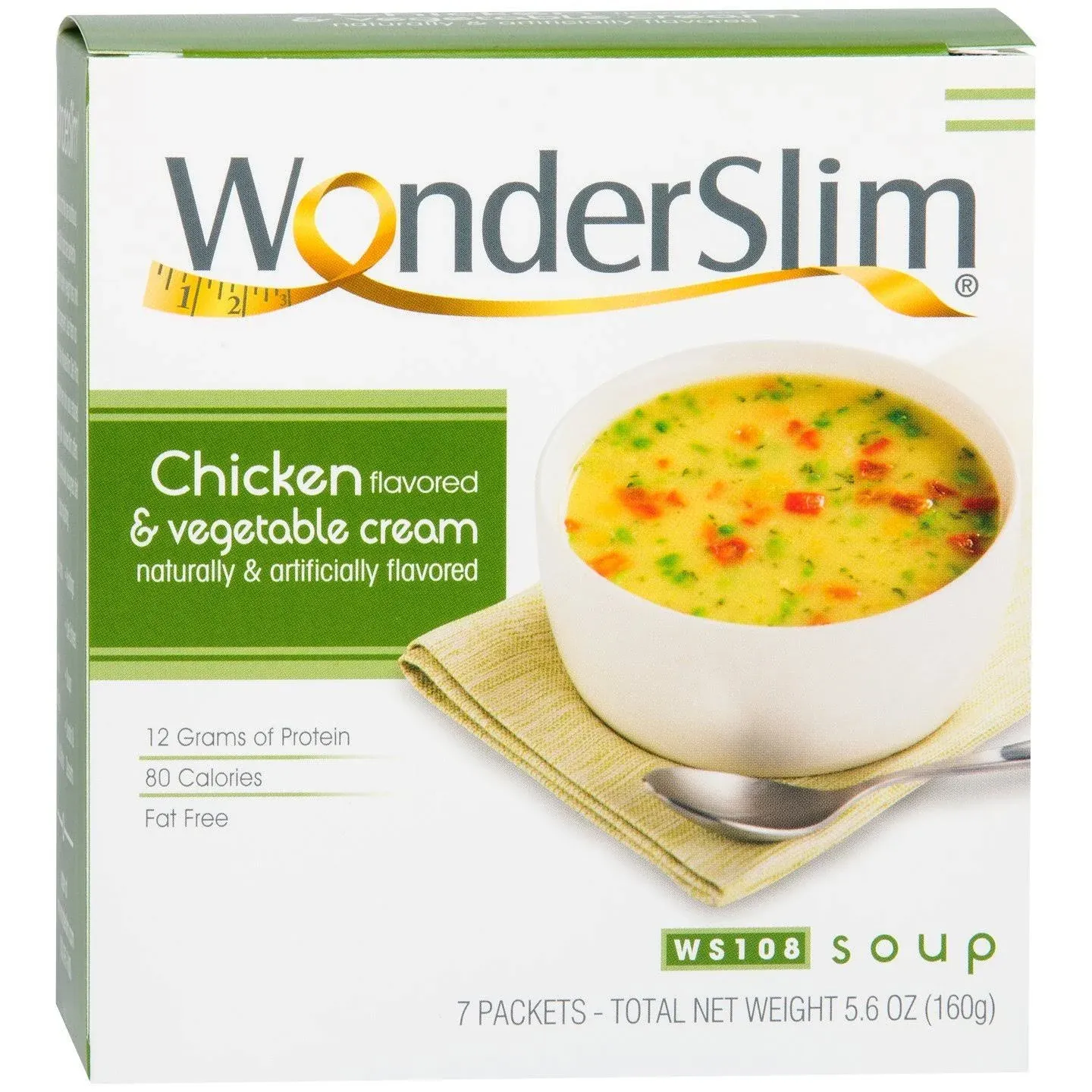 Wonderslim Protein Soup Chicken & Vegetable Cream (7ct)