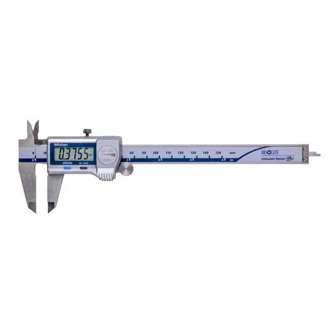 Mitutoyo America 500-752-20 Digimatic 0-6 in. & 150 mm IP67 Stainless Steel Digital Caliper