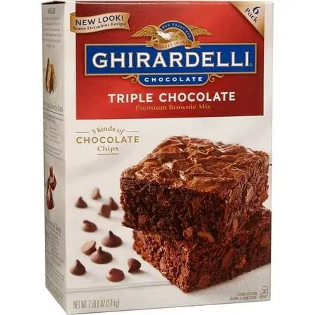 Ghirardelli Premium Brownie Mix Triple Chocolate