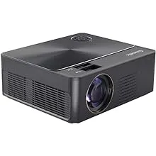 8500 Lumens Native1080p Projector, Gzunelic Home Theater Full HD Projector ,80,000 hours LED Lamp Video Proyector built in 2 Stereo Speakers with 2 HDMI USB AV VGA Audio Connections