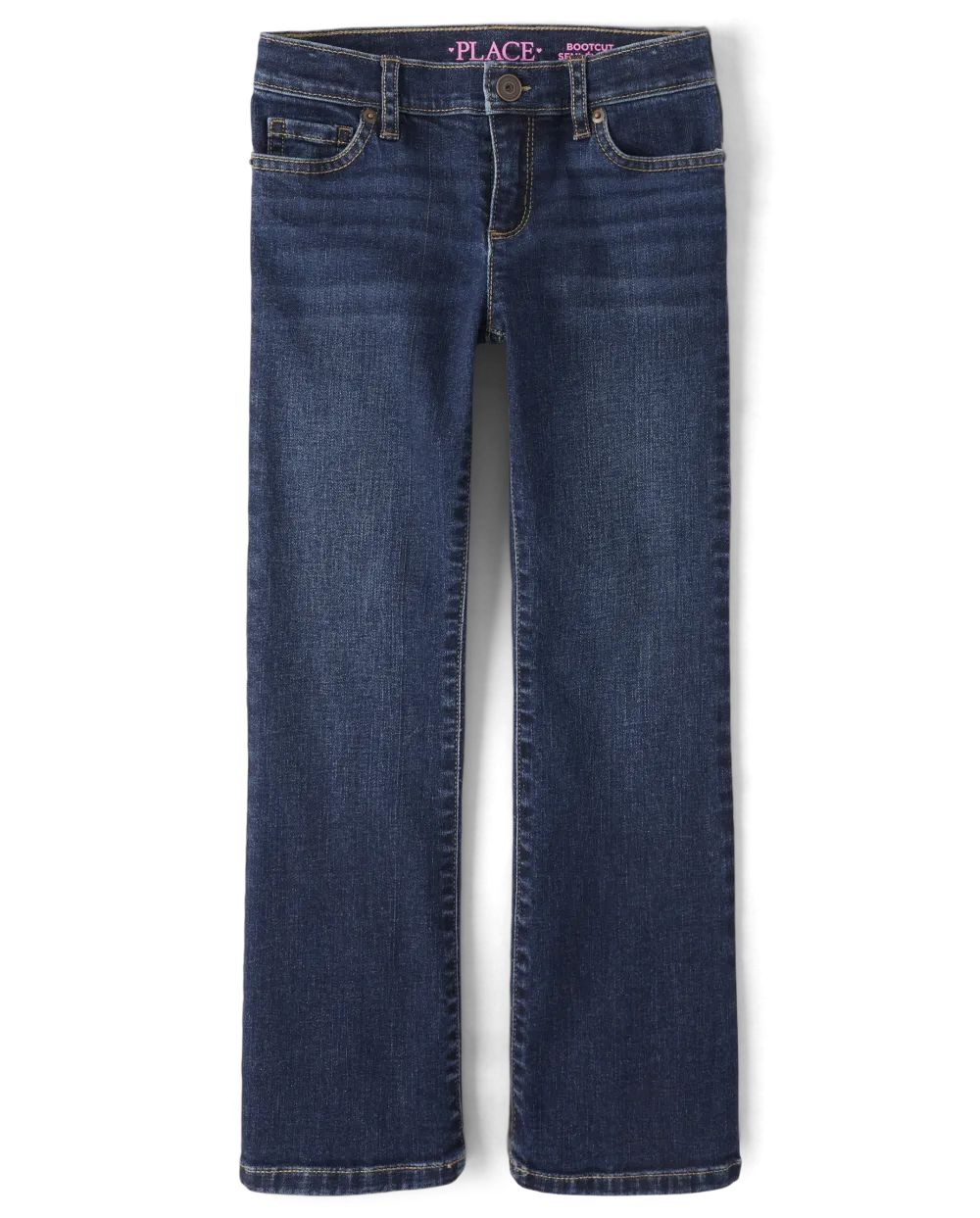 Girls Basic Bootcut Jeans - Acadia Wash