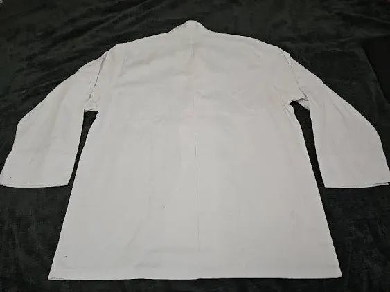 Large White Economy Chef Coat, Each, Men's