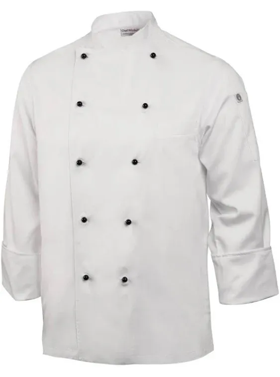 Chef Works Chaumont - Men's Executive Chef Coat - White - XL