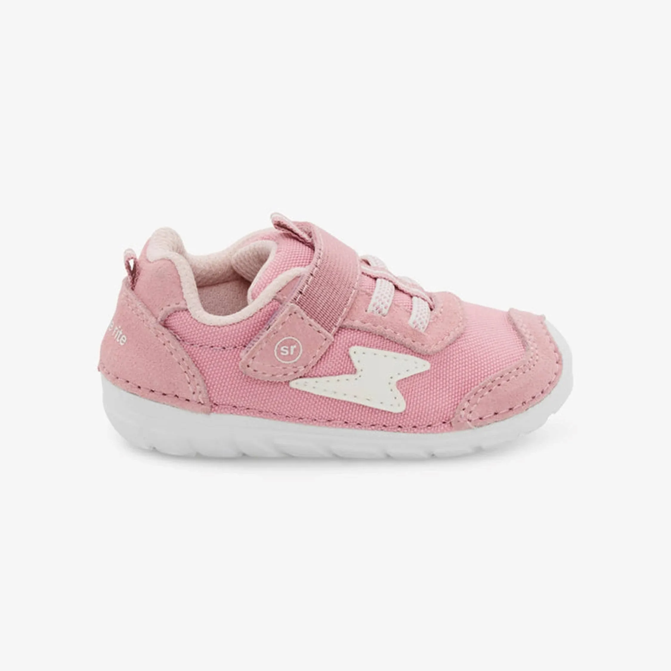 Stride Rite Kids Unisex Zips Runner Sneaker | 3 | Pink