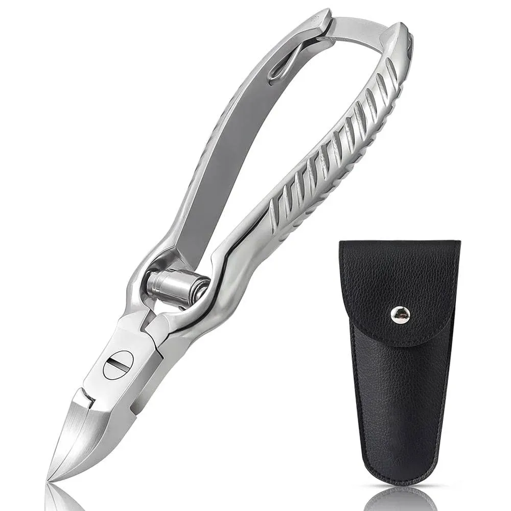 Bezox Heavy Duty Podiatrist Toenail Clippers for Thick and Ingrown Nails