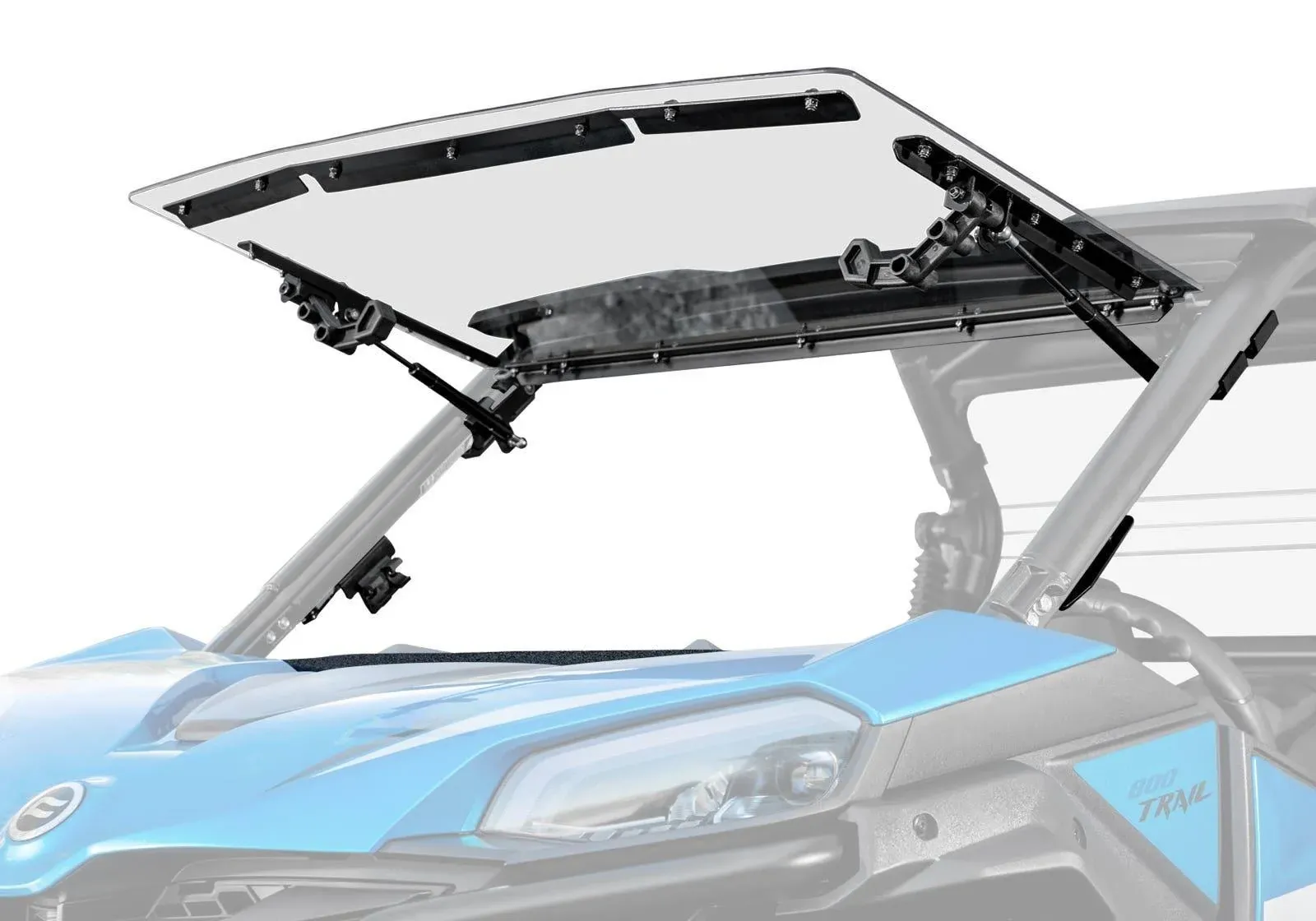 SuperATV CFMOTO ZFORCE 950 SCRATCH RESISTANT FLIP WINDSHIELD