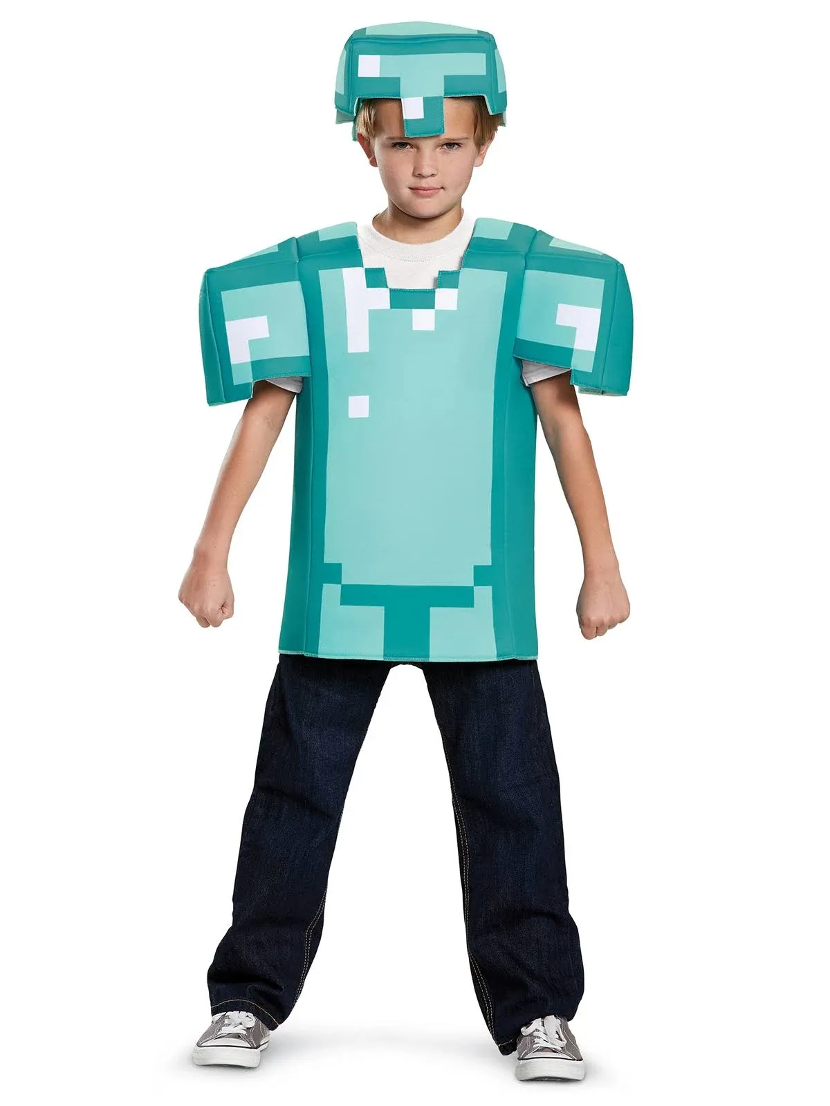 Boys Minecraft Armor Classic Costume size Small 4-6