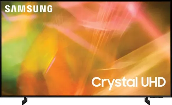 SAMSUNG 85-Inch Class Crystal 4K UHD AU8000 Series HDR, 3 HDMI Ports, Motion Xcelerator, Tap View, PC on TV, Q Symphony, Smart TV with Alexa Built-In (UN85AU8000FXZA, 2021 Model)