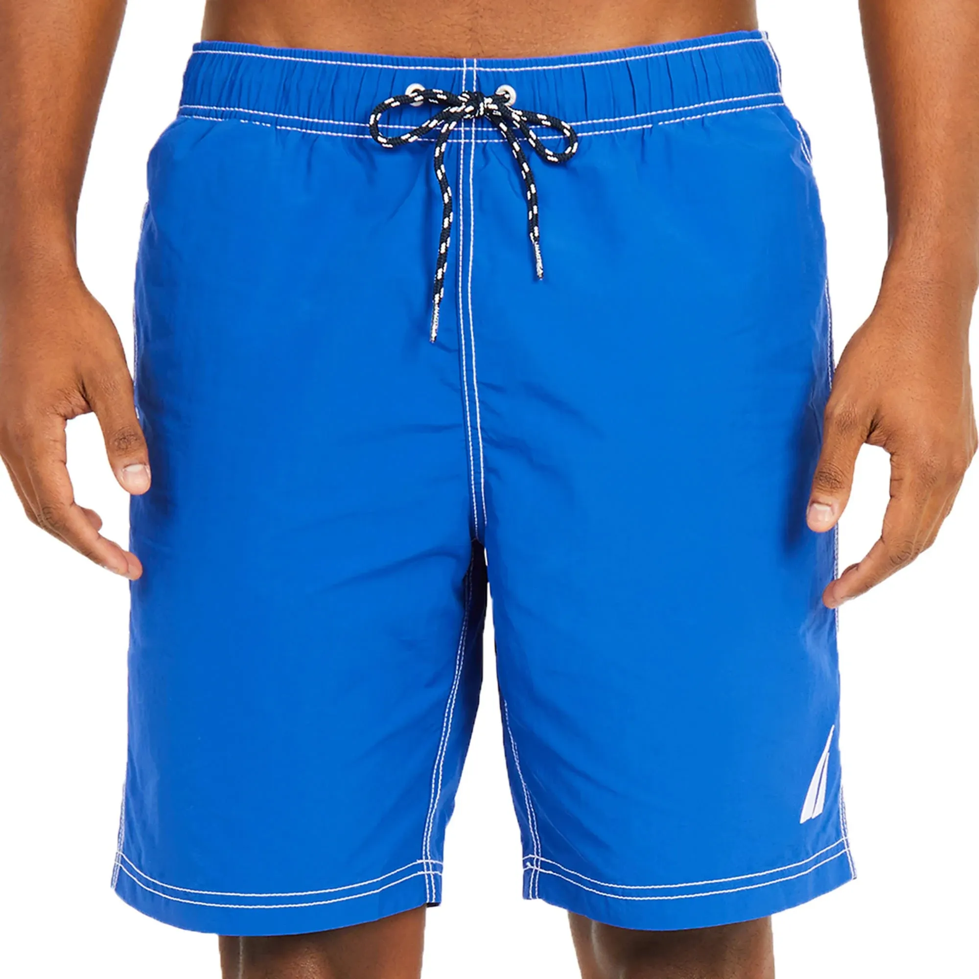 Nautica Men's Quick-Dry Signature Swim Trunks