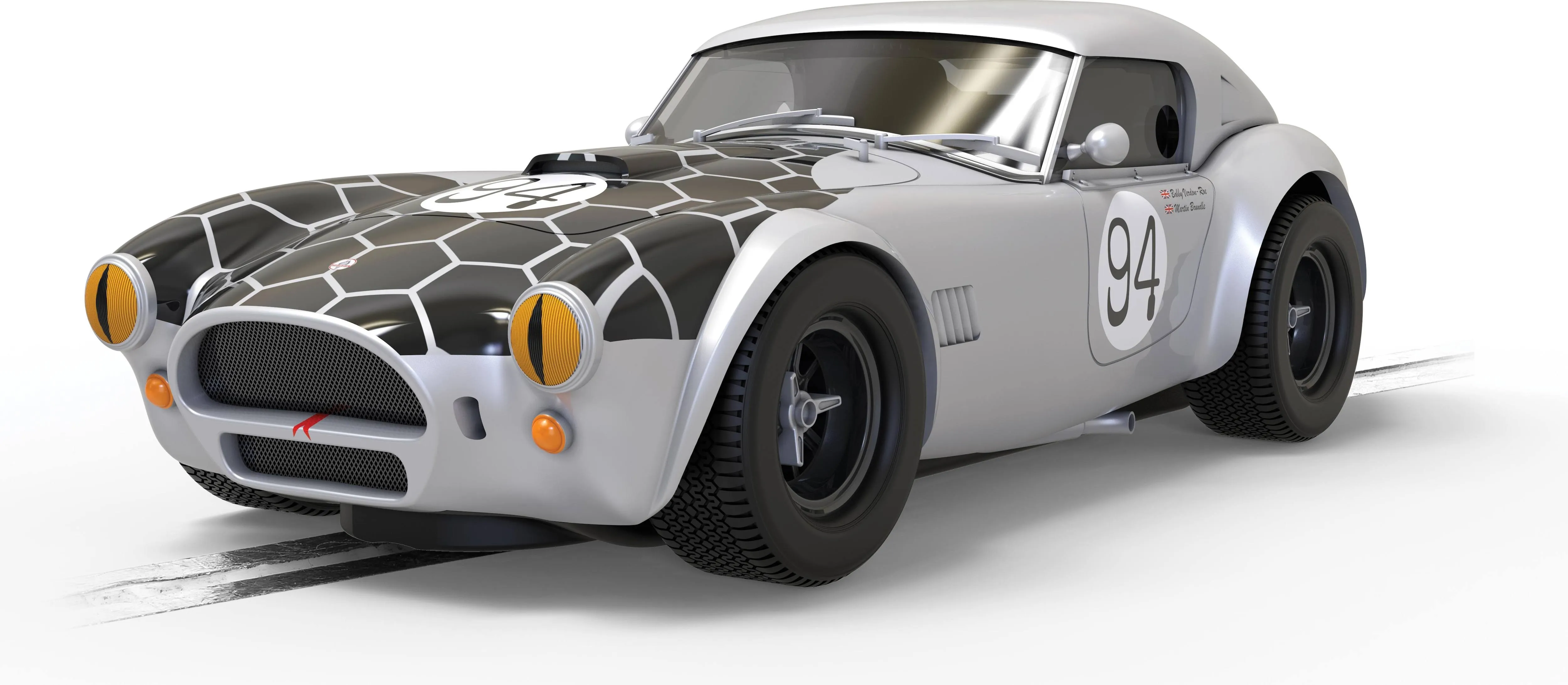 Scalextric C4417 Shelby Cobra 289 - CSX2201 - Snake Eyes Cars - USA/Classic