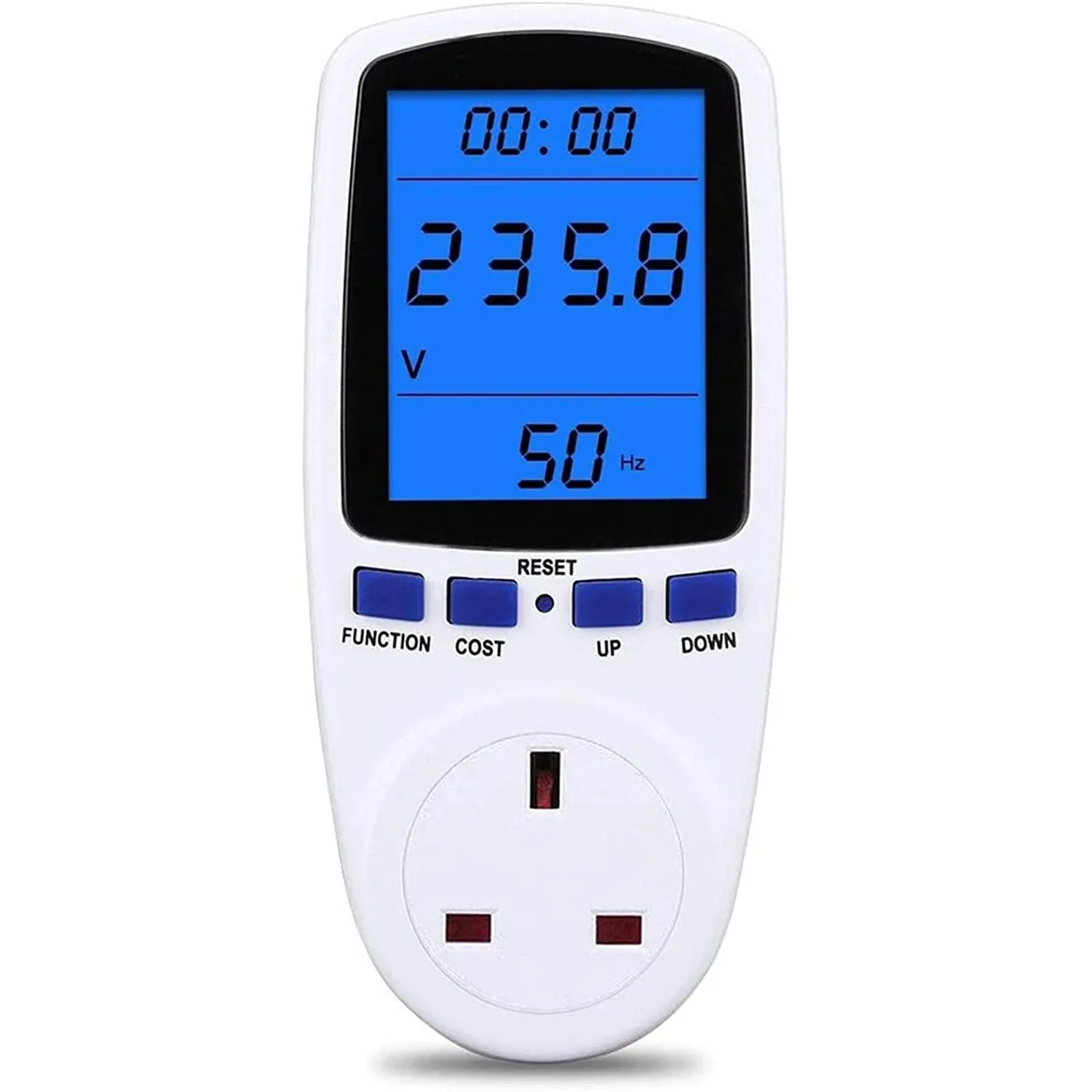 Voltage Electricity Tester Power Meter Watt Electric 7 Modes Backlight Protect