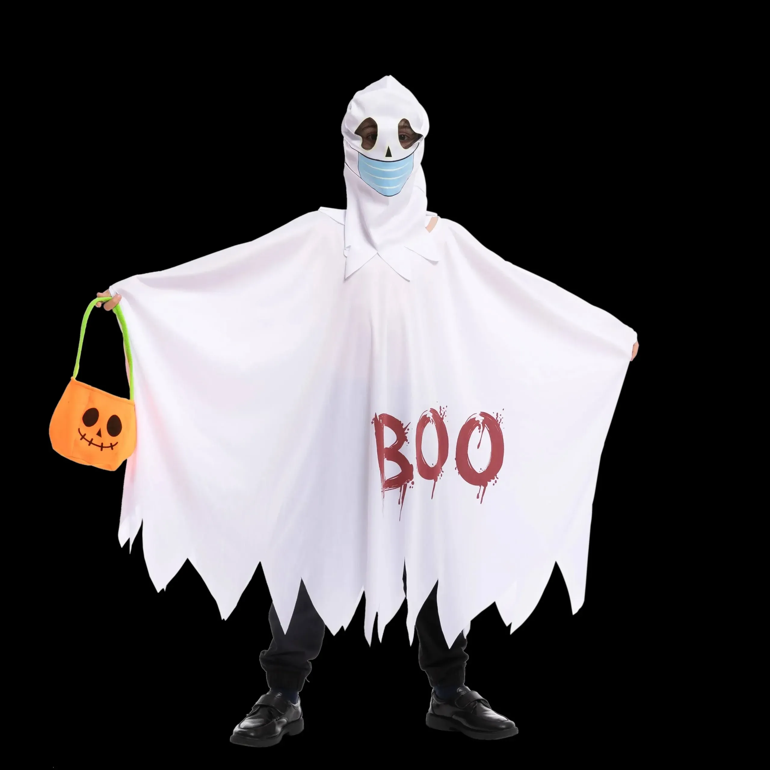 Kids Ghost Cape Halloween Costume 3T