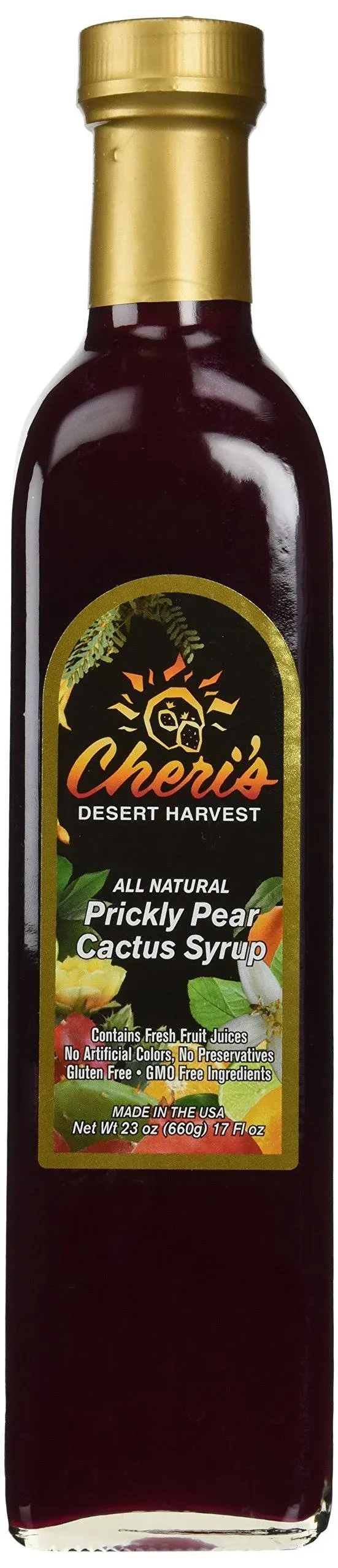 Prickly Pear Syrup - 23 oz - Giant Size - Made from Natural Prickly Pear Juice