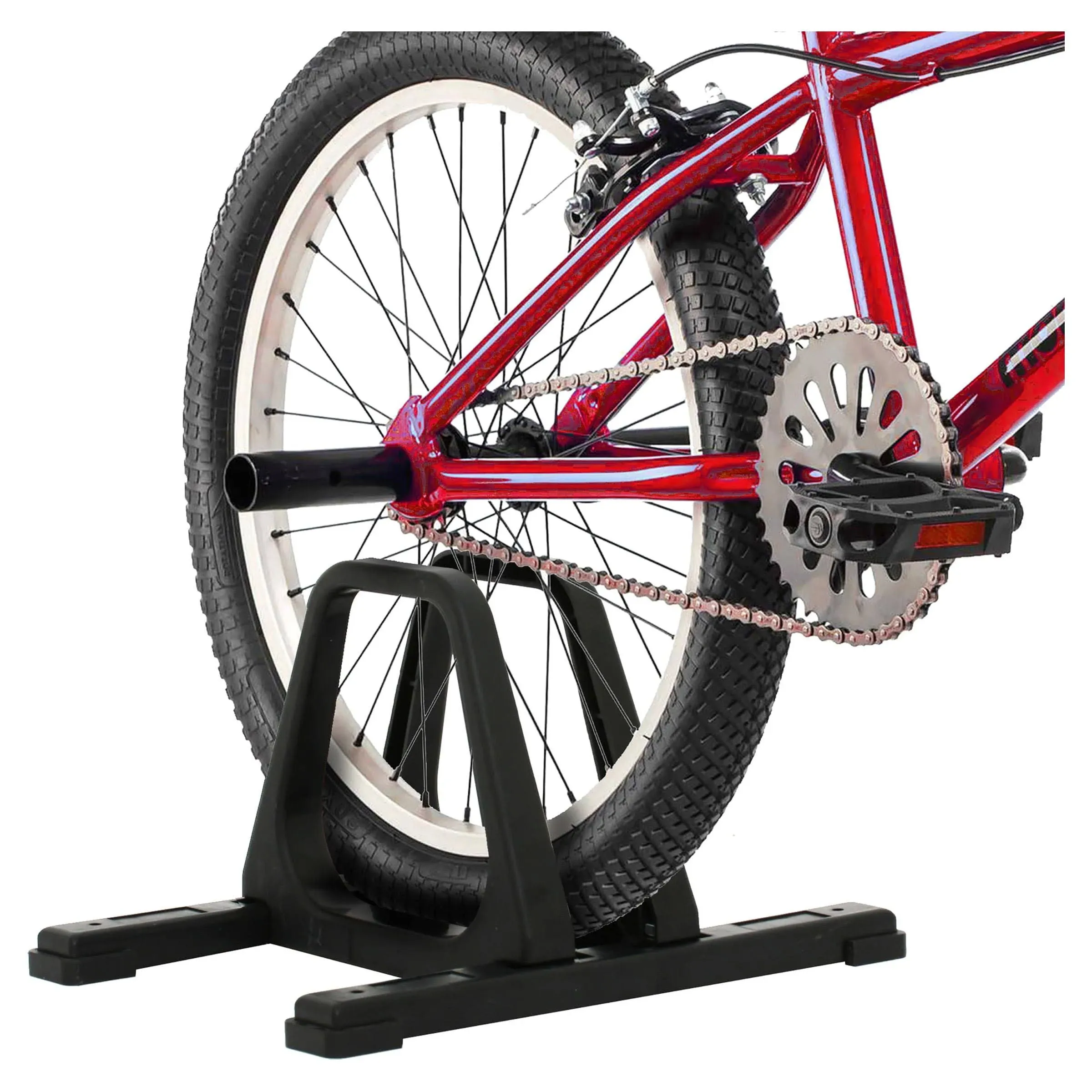 Rad Cycle Bike Stand Portable Floor Rack Bicycle Park for Smaller Bikes