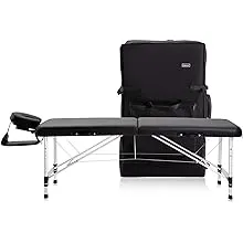 DR.LOMILOMI Ultra-Light Travel-Sized Mobile Aluminum Portable Massage Table Spa Bed Package 302 HALIA