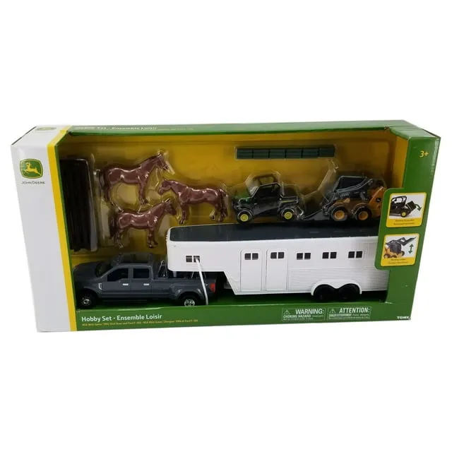 John Deere Tomy 1/32 Hobby Set with Horses