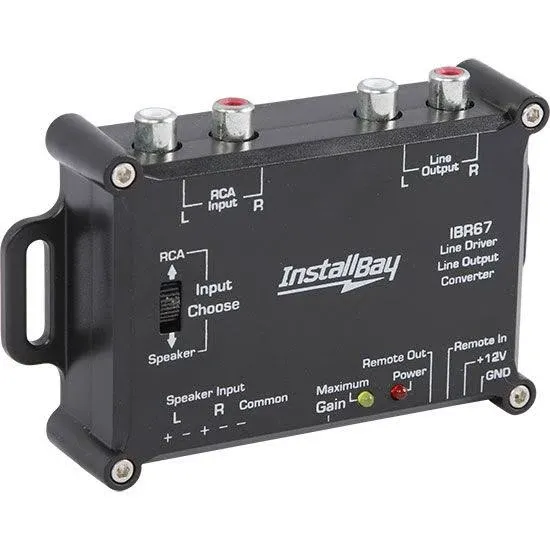 Install Bay - Line Driver/Line Output Converter 2 Channel - Retail Pack (IBR67), Display Products