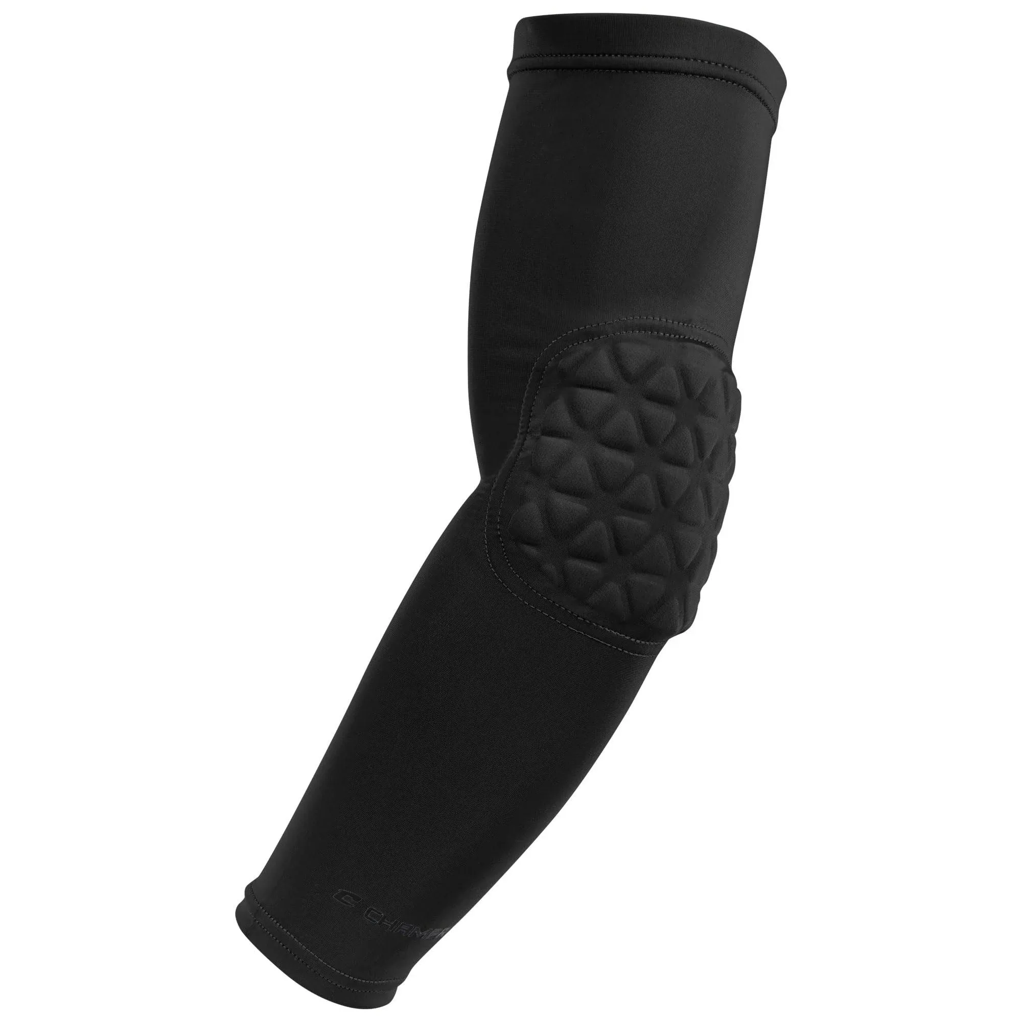 NIB  CHAMPRO Sports Arm Sleeve with Elbow Padding, Black, Youth (FCAPS) 