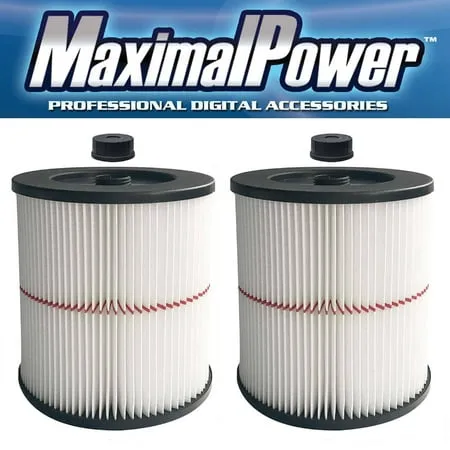 Maximalpower Filter for Craftsman Shop VAC 9-17816 17816 Replacement for Craftsman Wet Dry VAC Red Stripe Cartridge Filter Fits 5/6/8/12/16/32