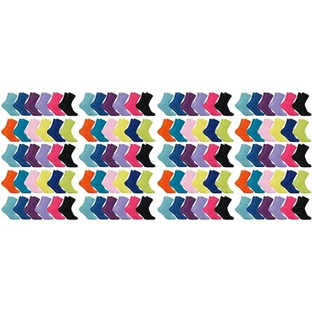 120 Pairs Case Of WSD Womens Fuzzy Socks Winter Soft Fluffy Assorted Socks Size 9-11 (120 Pack Bright Solid)