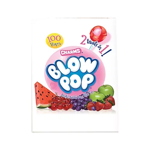 Charms Assorted Blow Pops, 100/Bx