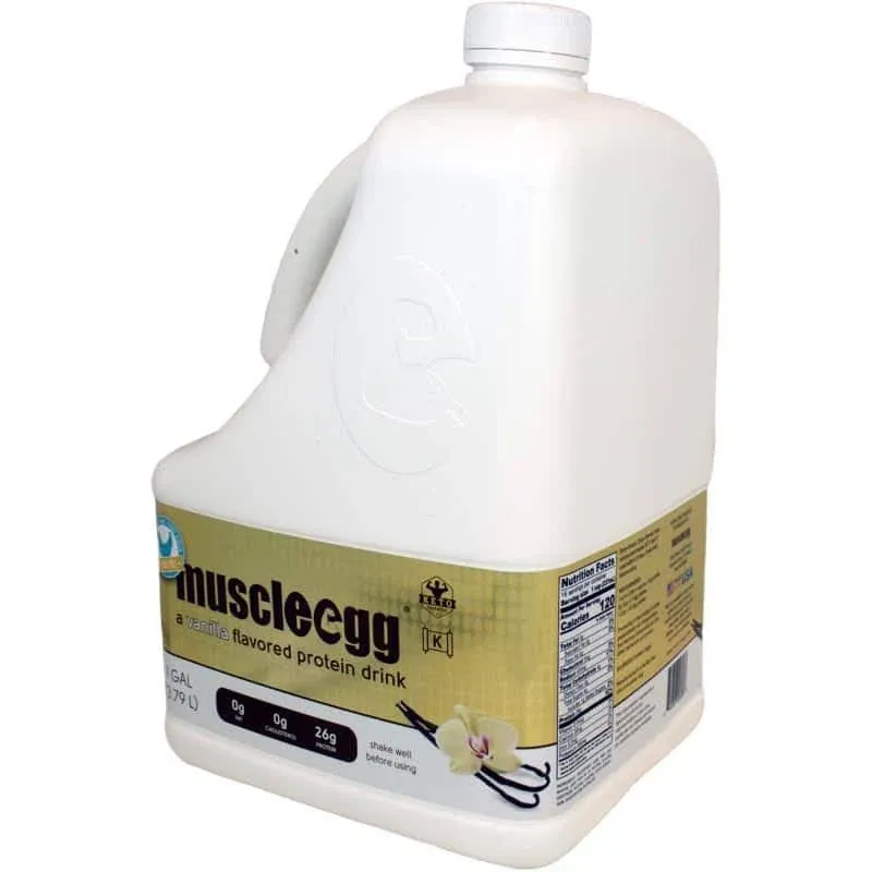 MuscleEgg Vanilla Liquid Egg Whites Protein - 2 Gallons