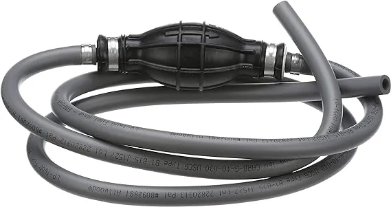 Attwood 951606ULP7 Universal Fuel Line Kit, 6 Feet Long, 5/16-Inch Diameter, Multi-Layer Low-Permeation Primer Bulb