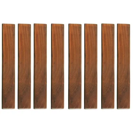 Bare Decor EZ-Floor End Pin-Side Trim Piece, Solid Teak, Set of 8 - Scandinavian - Hardwood Flooring - by CozyStreet | Houzz