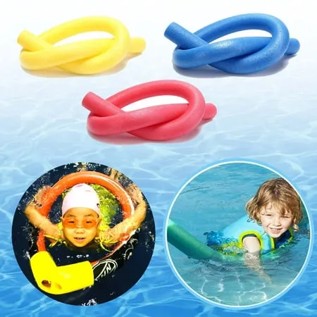 Swimming Pool Noodle, 60 Inch Floating Pool Noodles Foam Tube, Foam Pool Swim Noodles, Durable Pool Noodles for Swimming Games