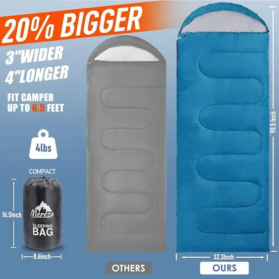 Sleeping Bags Xl For Adults Mens Large Wide Sleeping Bag For Camping &