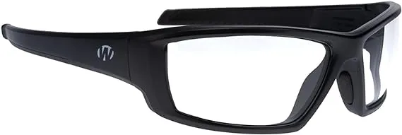 Walker's Vector Full Frame Shooting Glasses Clear w/CASE, Multi, One Size (GWP-IKNFF4-CLR)