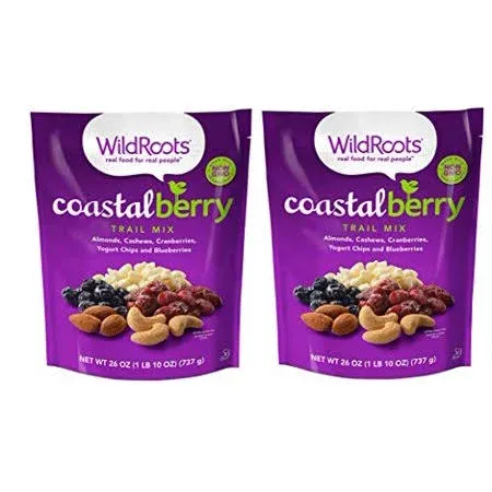 Wild Roots 100 Trail Mix Coastal Berry Blend (2 Pack - 26 oz EA)