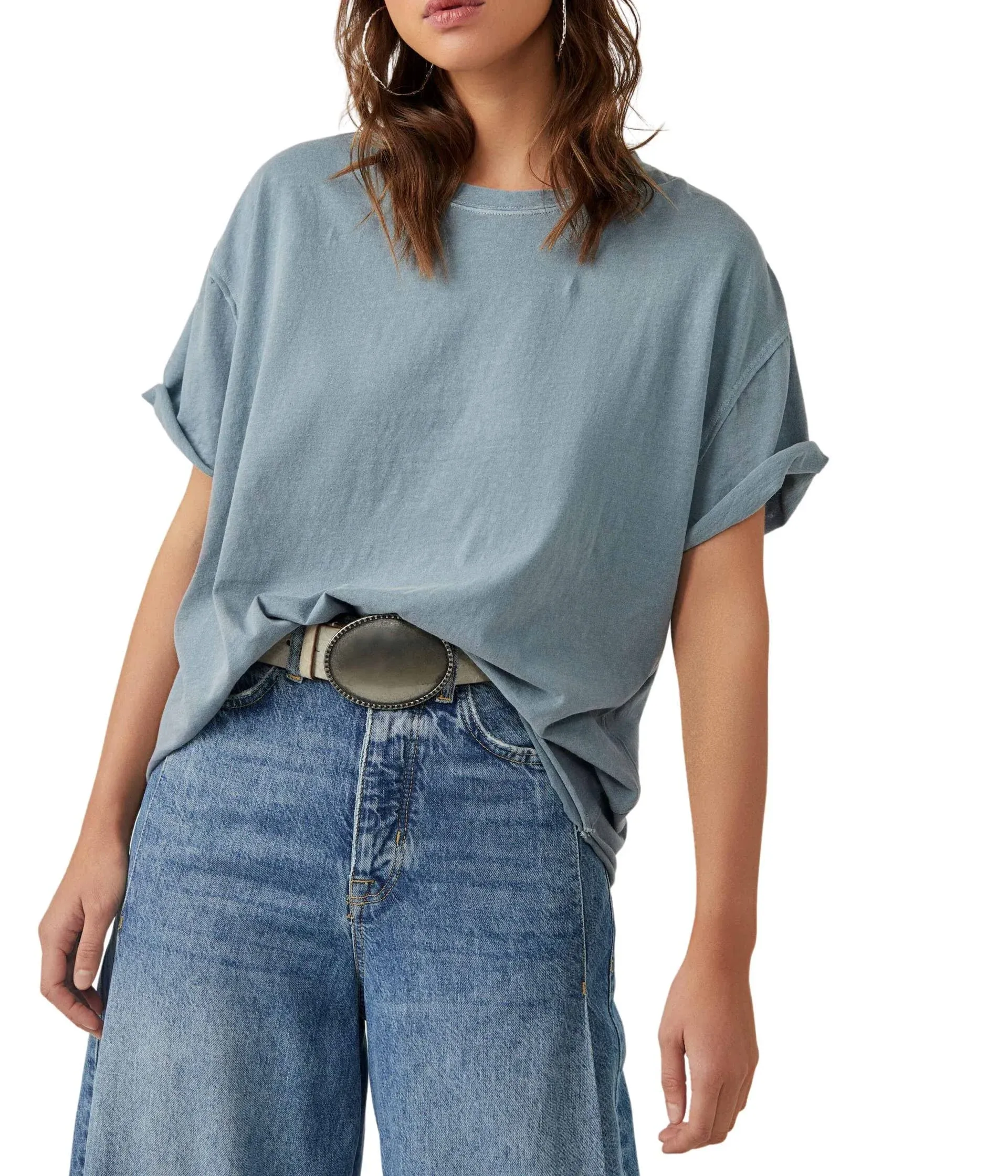 Free People Nina Tee - Blue Mirage S