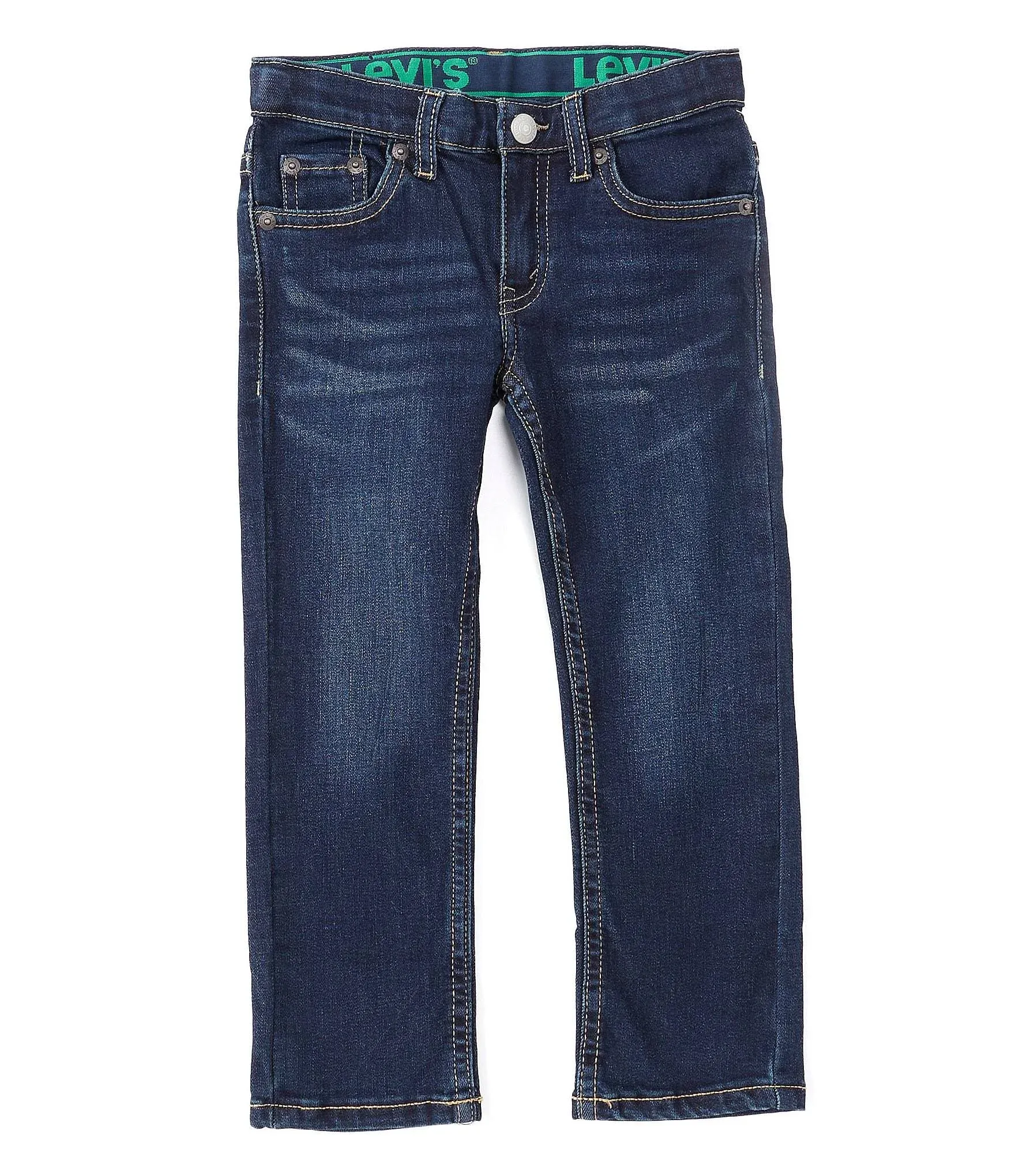 Levi's Boys 511 Slim Fit Performance Jeans, Resilient Blue, 4T