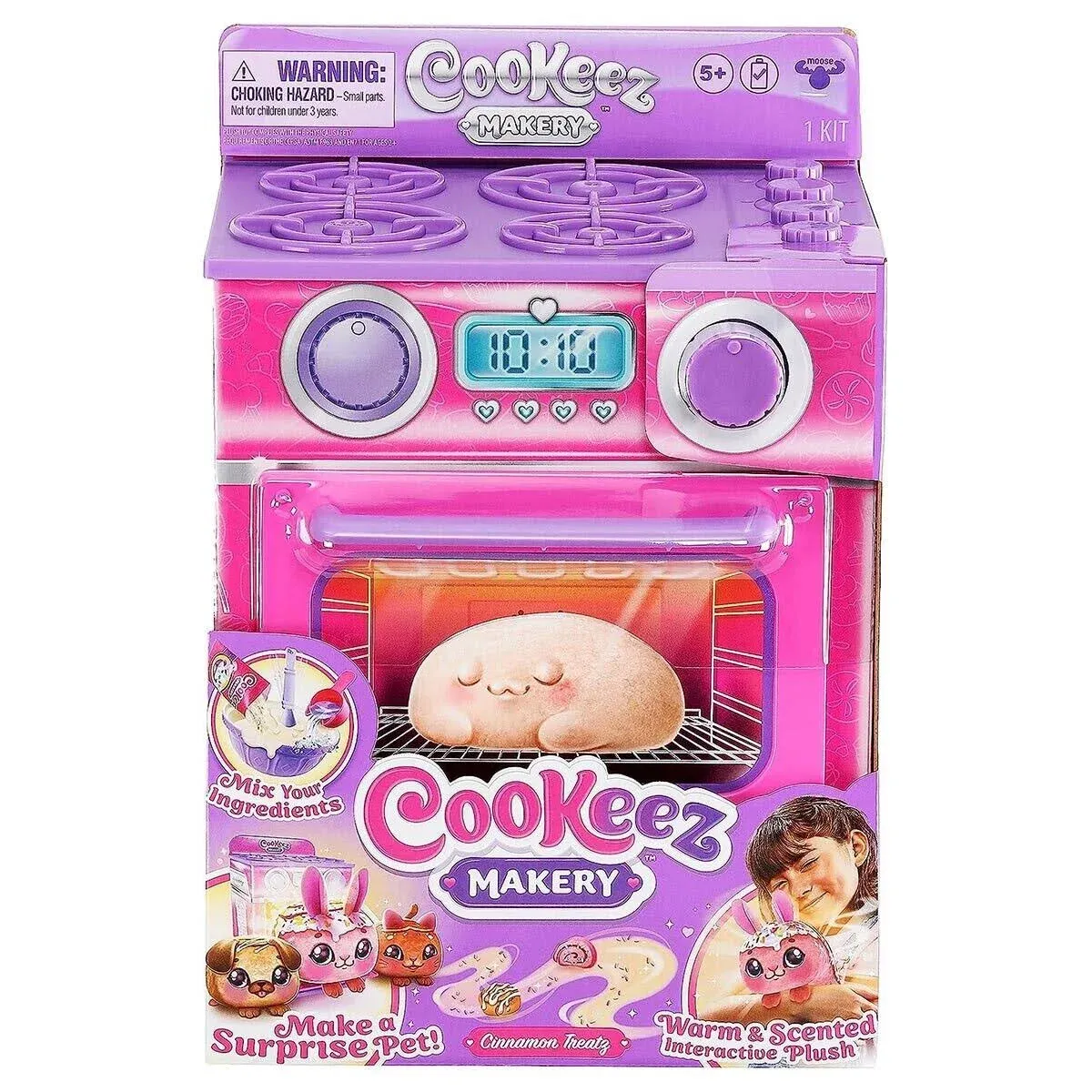 Cookeez Makery Ofen-Spielset in pink mit niedlichem Überraschungse<wbr/>ffekt durch Ve