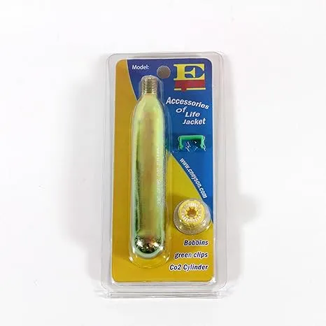 C-O-2 Rearming Kit Cylinder for Automatic PFD Inflatable Life Jacket Replacement