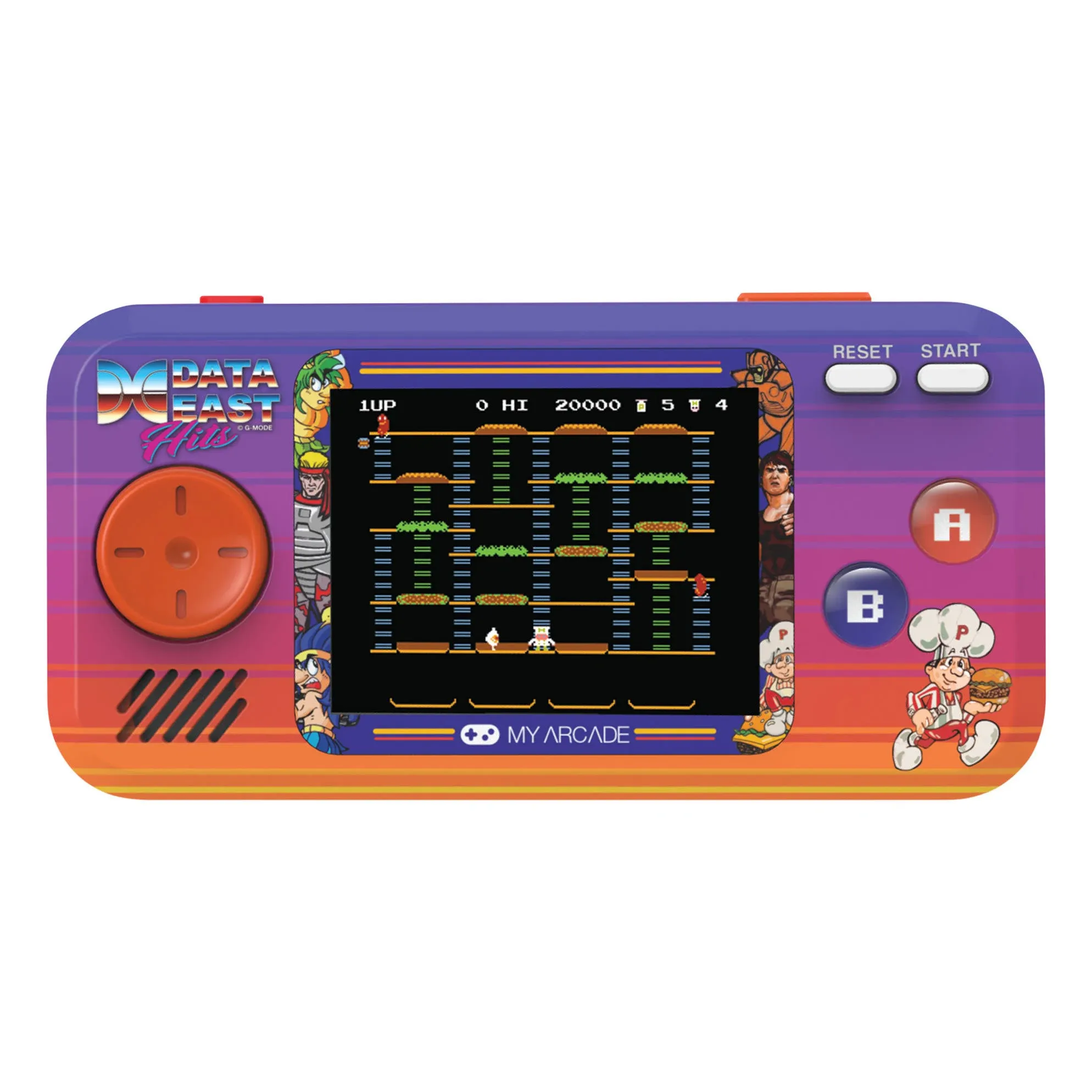 My Arcade Data East Pocket Player: Portable Gaming System with 308 Preloaded Retro Games, 2.75" Color Screen, Speakers (DGUNL-4127)