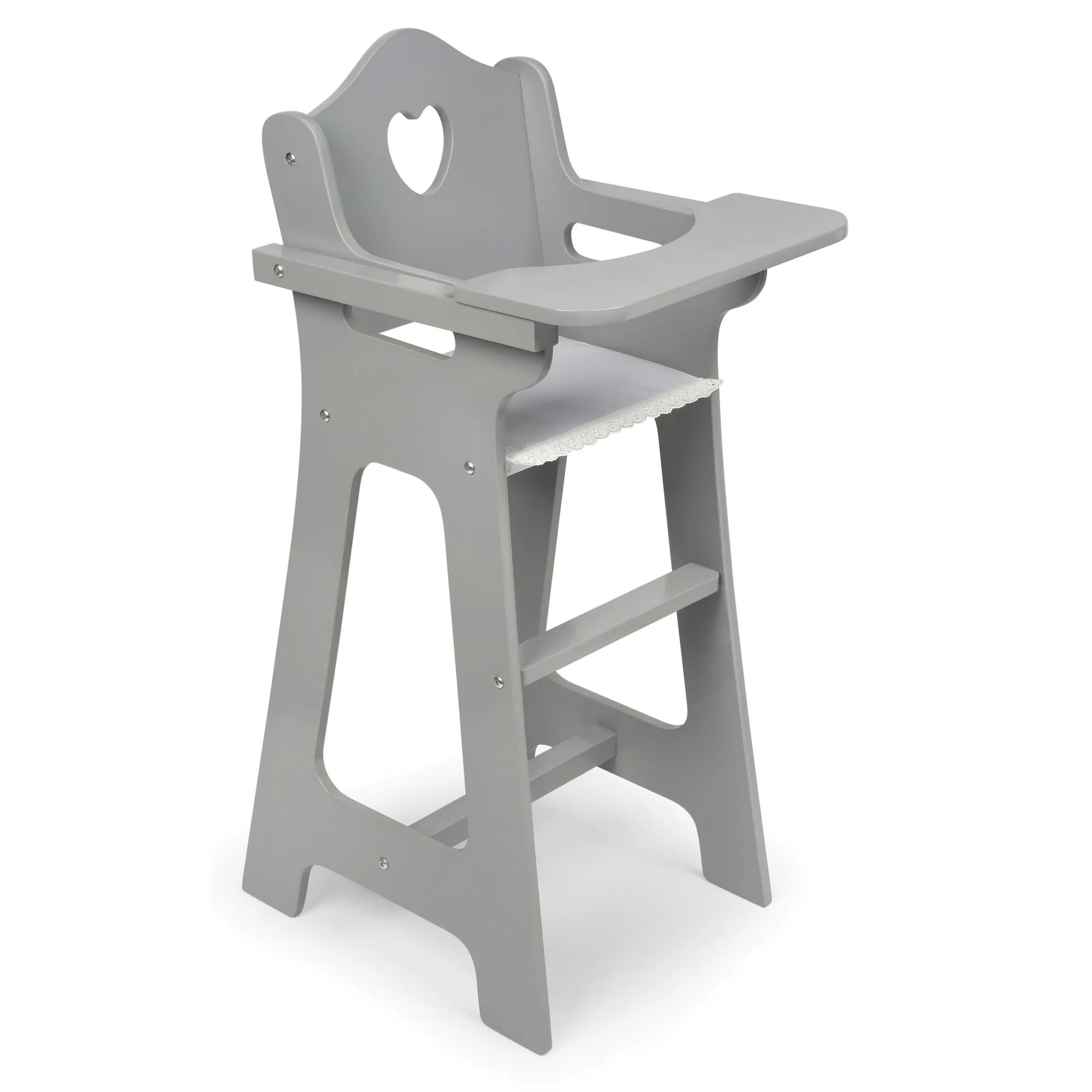 Badger Basket Doll High Chair - Executive Gray