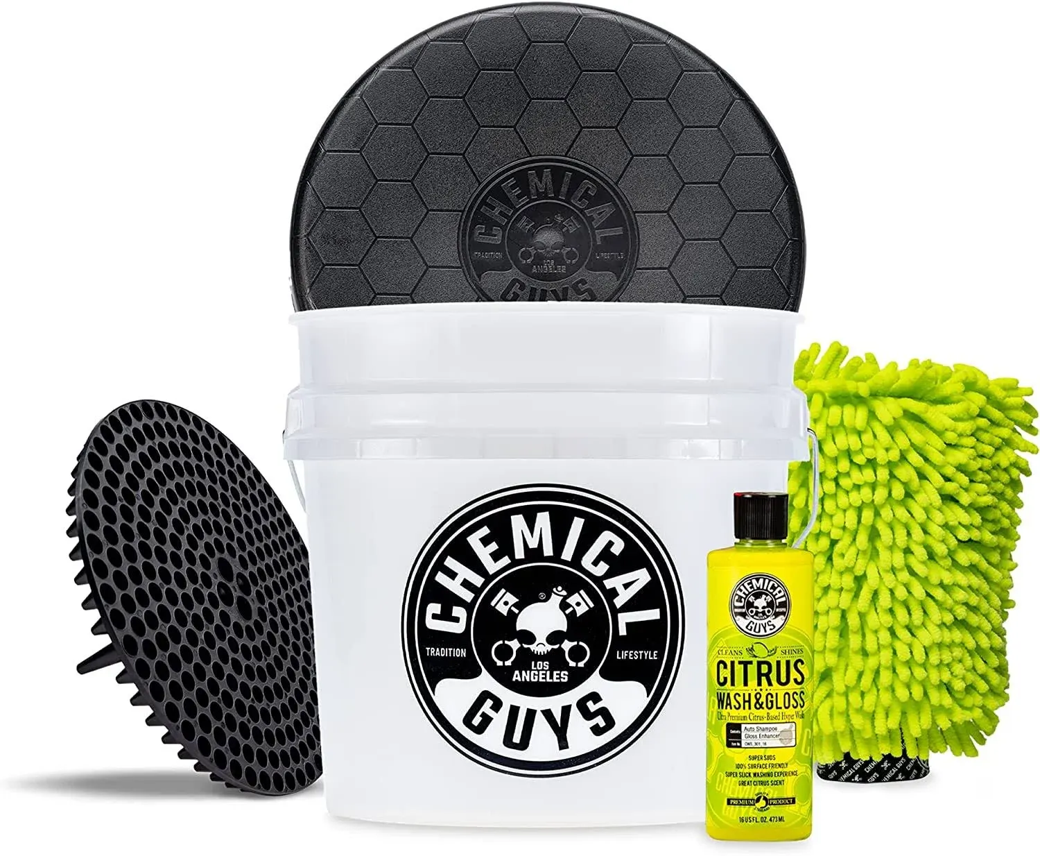 Chemical Guys HOL133 Ultimate Scratch-Free Detailing Bucket And Accessories C...