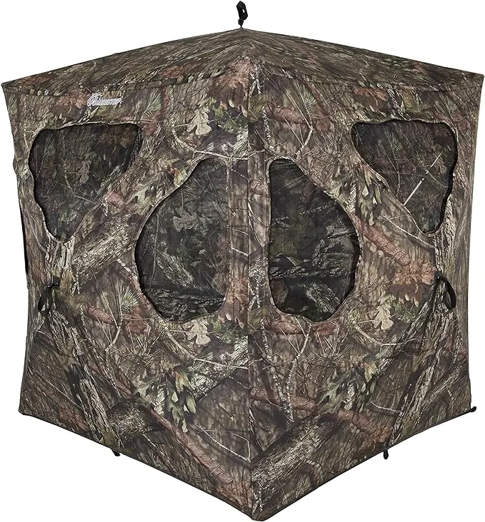 Ameristep Silent Brickhouse 3 Person Ground Hunting Blind