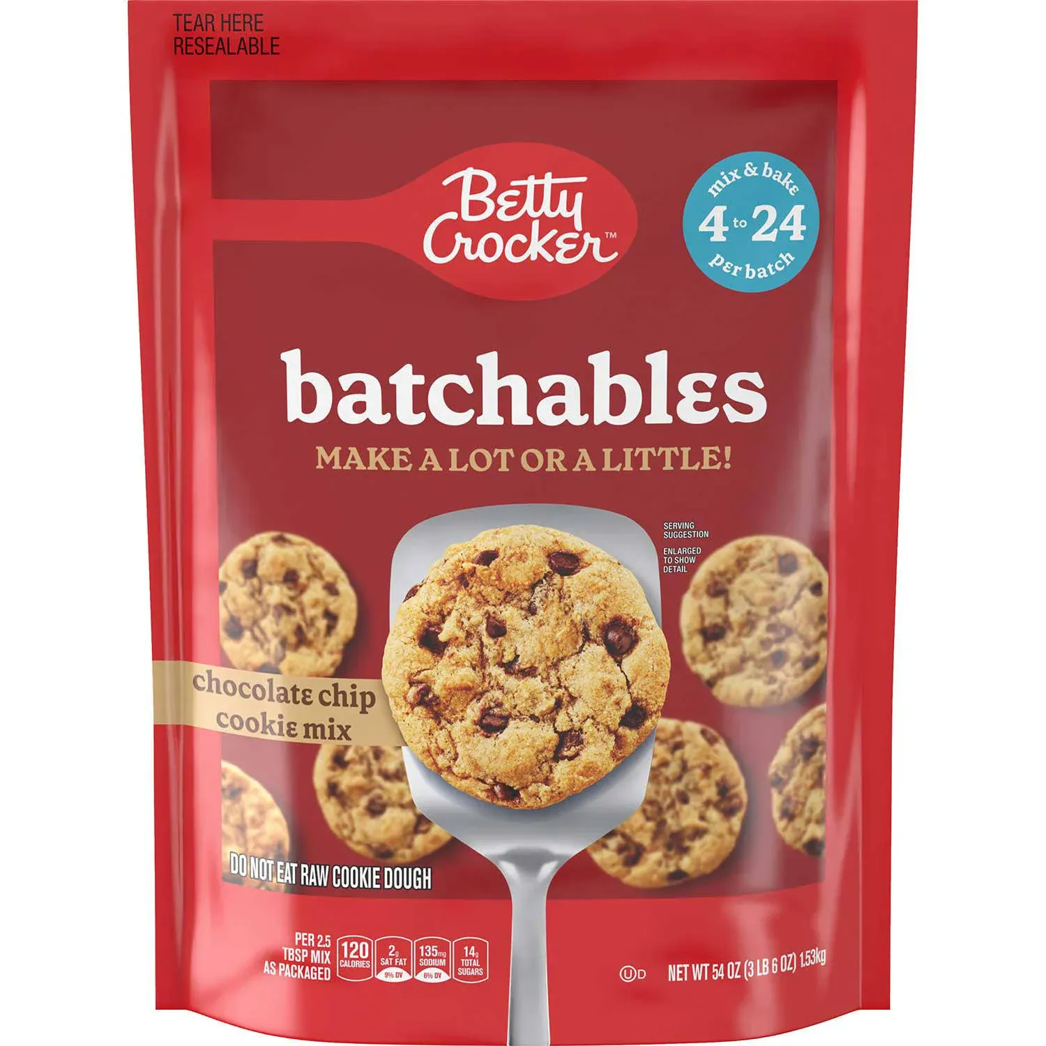 Betty Crocker Batchables Chocolate Chip Cookie Mix - 28 oz