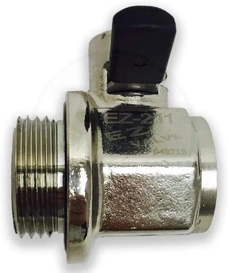 EZ (EZ-211) Silver 27mm-2.0 Thread Size Oil Drain Valve