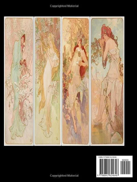 1896 Alphonse Mucha art nouveau young woman frog poem NEW poster 18x24