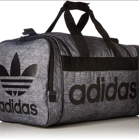 Adidas NWT! Originals Santiago Duffel Bag Jersey Onix/Black CI8709 - New Sports ...